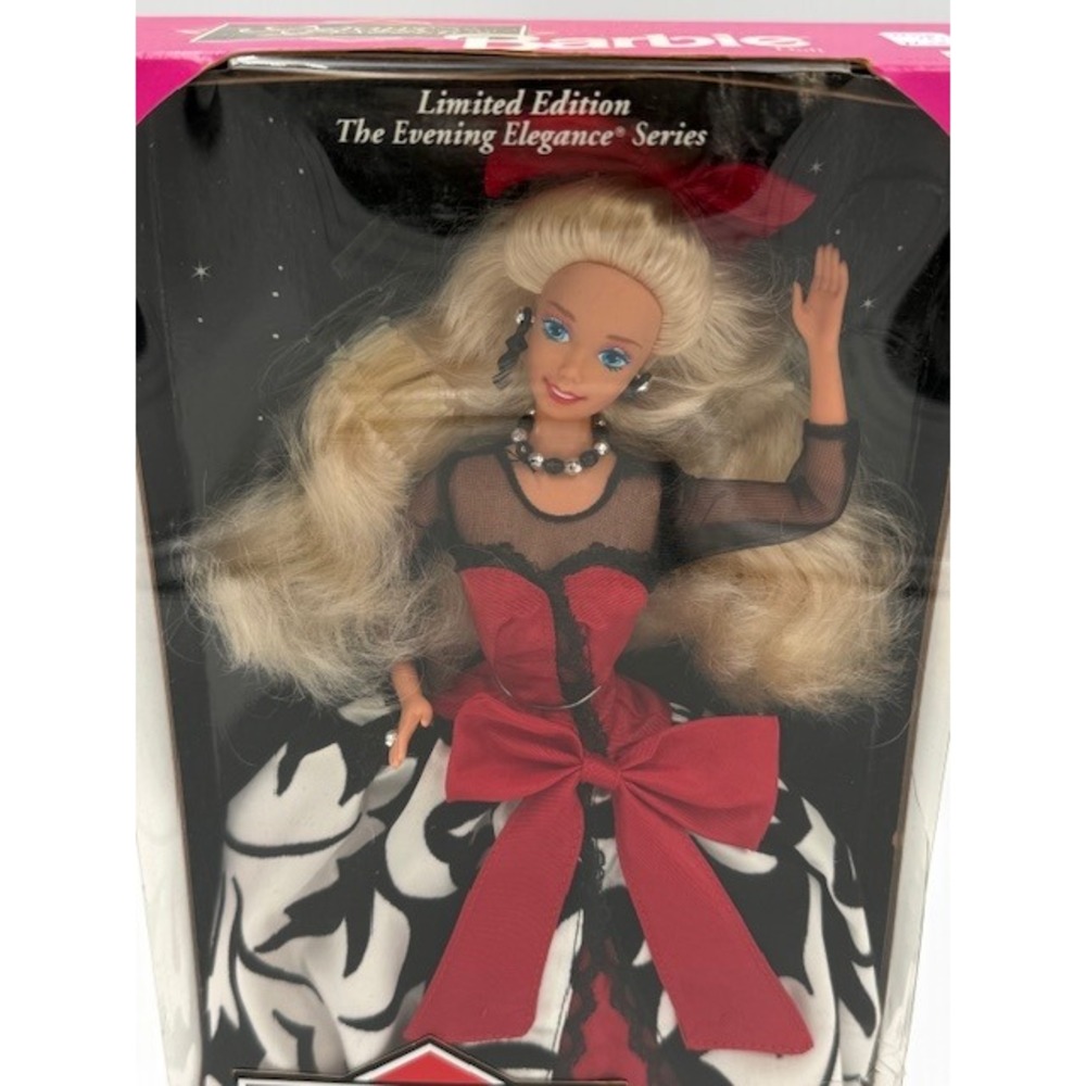 Barbie Night Dazzle Limited Edition Evening‎ Elegance Series Doll Red Black Gown - Picture 2 of 6